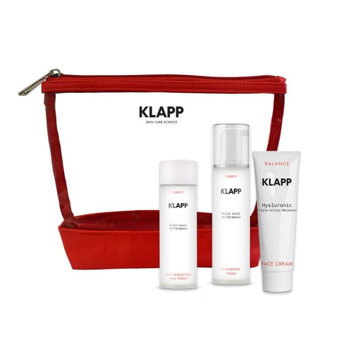 Гиалуроновый дорожный набор / Hyaluronic Travel Set (Пенка + Тоник + Крем)