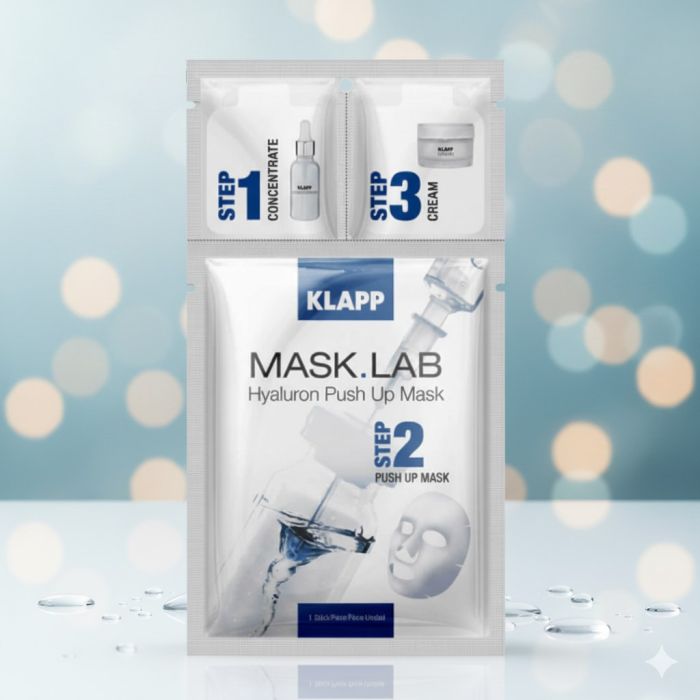 Трехступенчатая маска "Гиалуроник" / Mask Lab Hyaluronic (Концентрат + Маска + Крем)