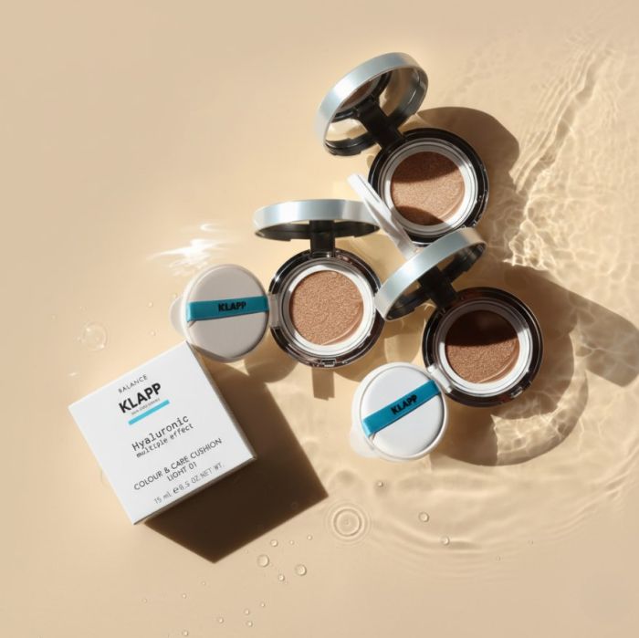 Гиалуроновый кушон «Сияние и Уход» (оттенок 01 Светлый) / KLAPP Colour & Care Cushion Light